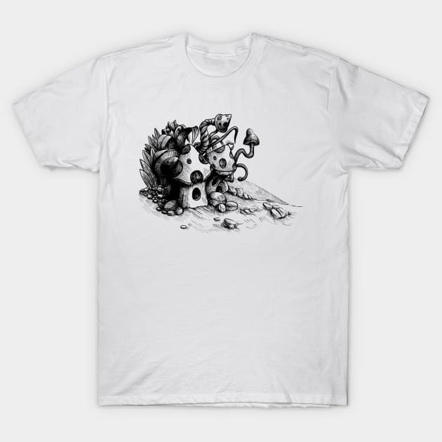 Fairy houses T-Shirt by stephenignacio